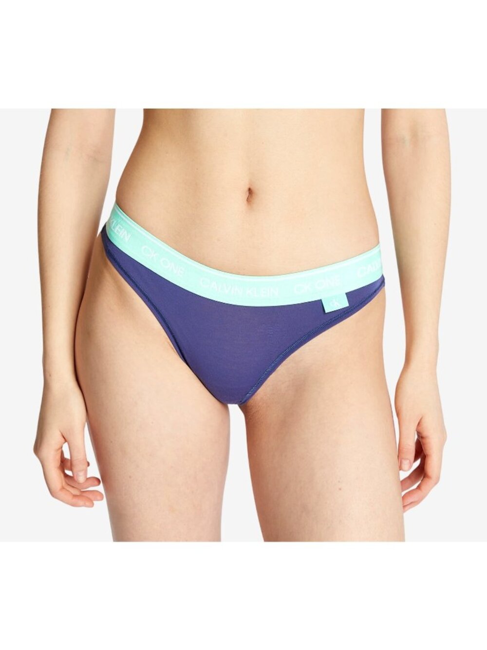 Calvin Klein CK One Bikini Briefs S Womens Blue Whale Color Limited Edition